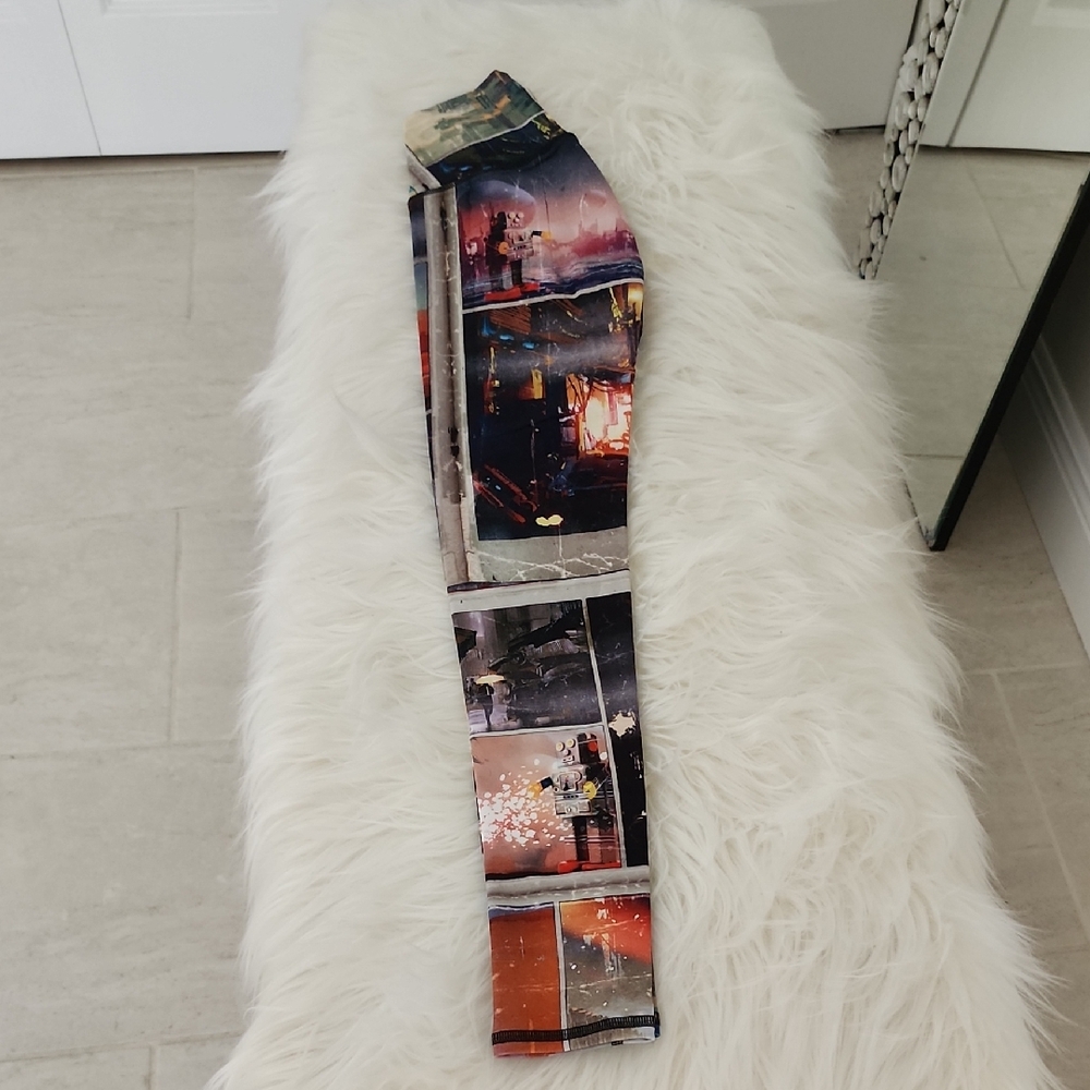 🤖💬👾Niyama Sol Robotto Barefoot Leggings XS, BNWOT🏭